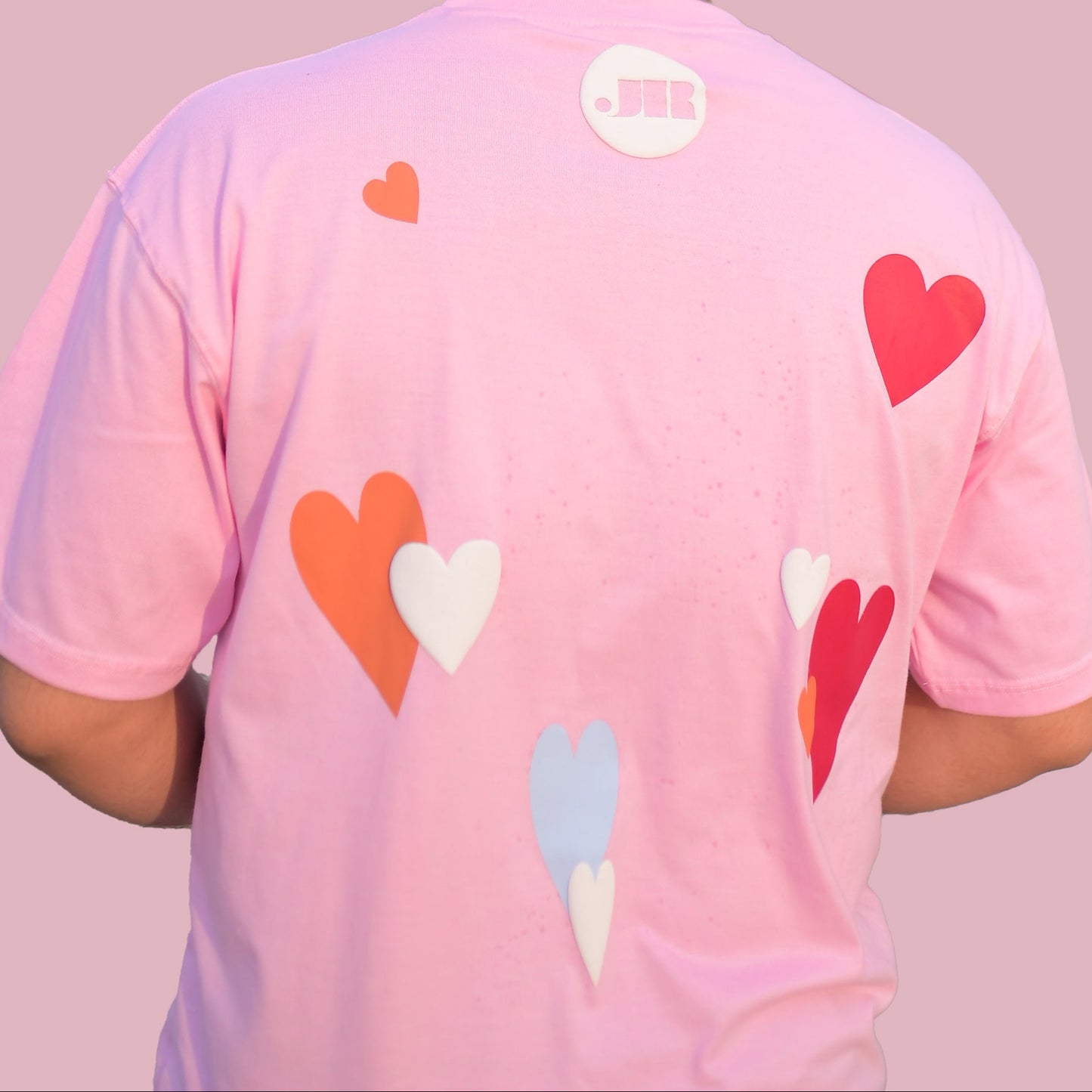 PINK HEART ON MY SLEEVE T-SHIRT (UNISEX)