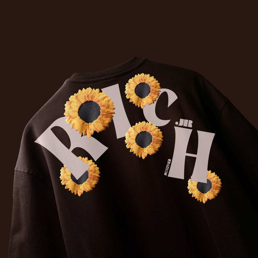 BROWN SUNFLOWER T-SHIRT