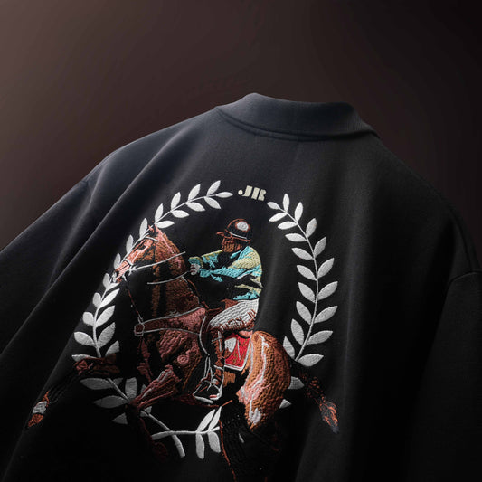 BLACK SADDLE LEAGUE POLO T-SHIRT (UNISEX)