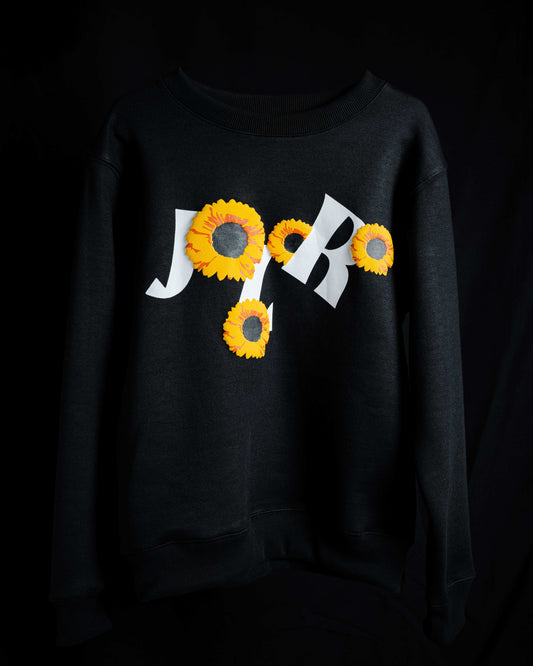 Jenzy Rich Sun flower Puffed Print Premium Sweatshirt (Unisex)
