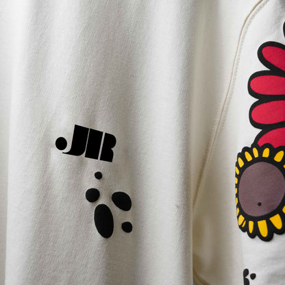 White BUTTERFLY PAWS T-SHIRT (UNISEX)