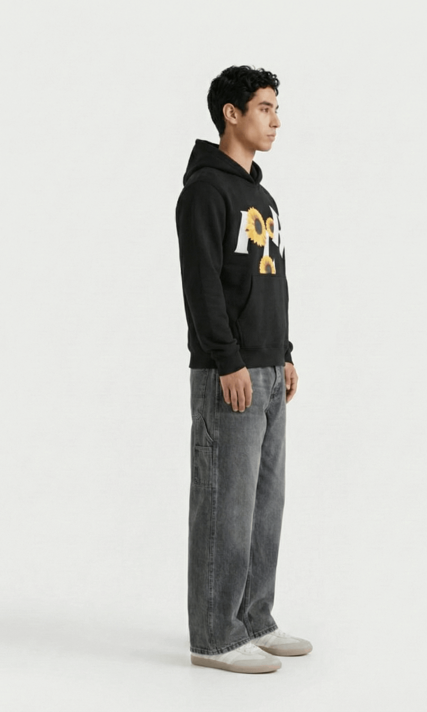 Sunflower Puffed Print Premium Hoodie (Unisex)