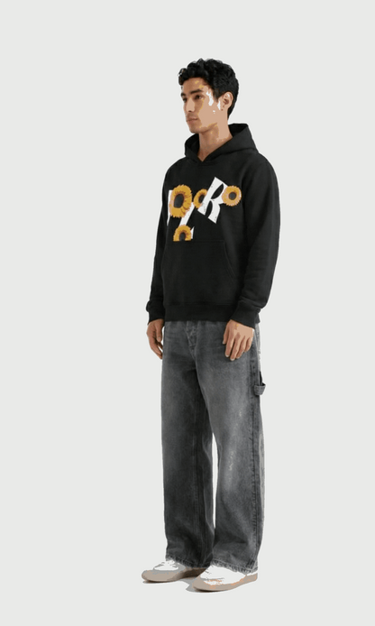 Sunflower Puffed Print Premium Hoodie (Unisex)