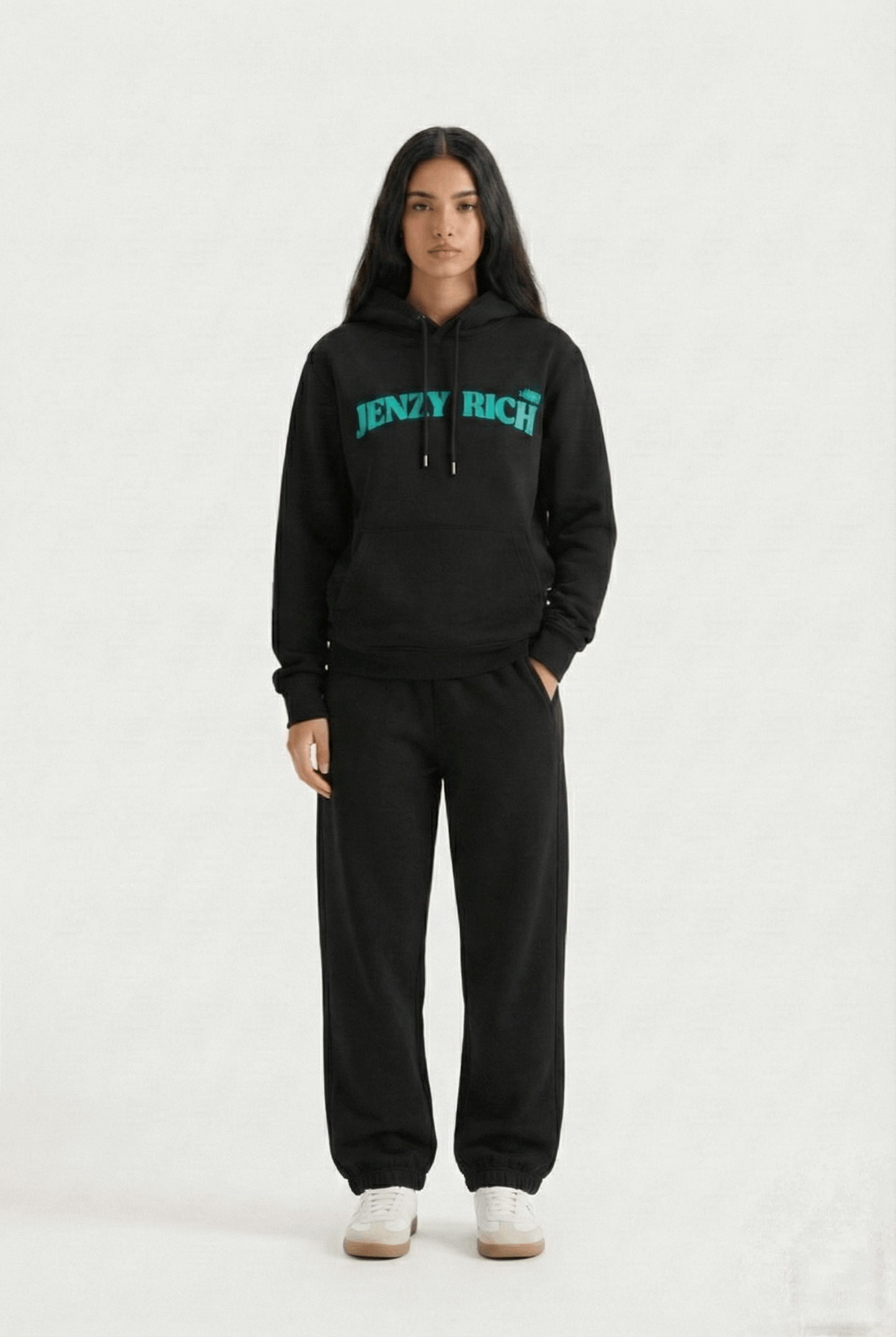 Green Dragonfly Puffed Print Premium Track Suit (Unisex)