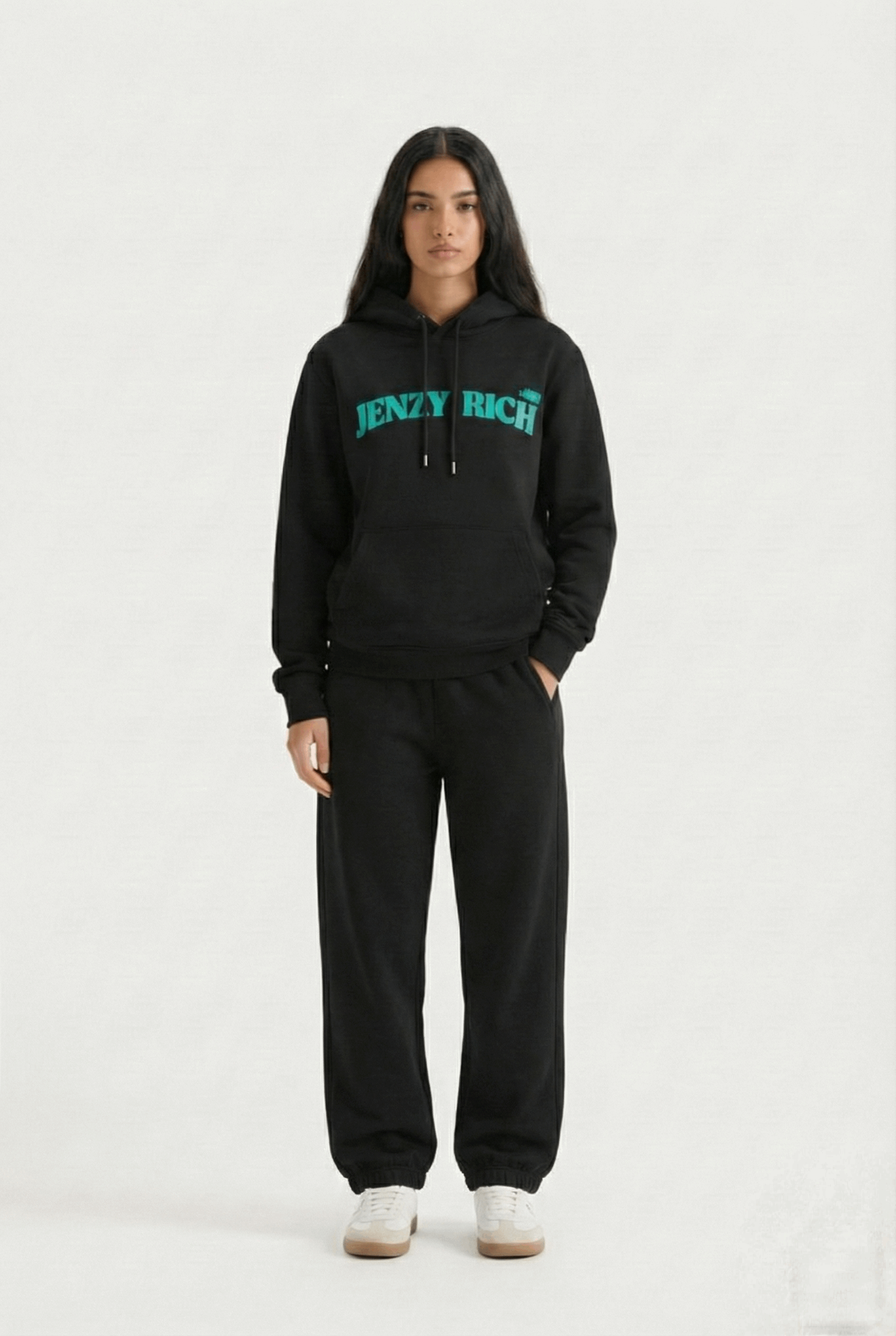 Green Dragonfly Puffed Print Premium Track Suit (Unisex)