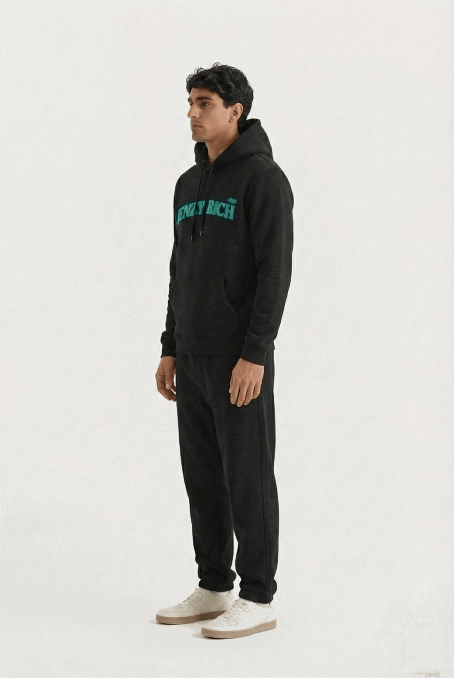 Green Dragonfly Puffed Print Premium Track Suit (Unisex)