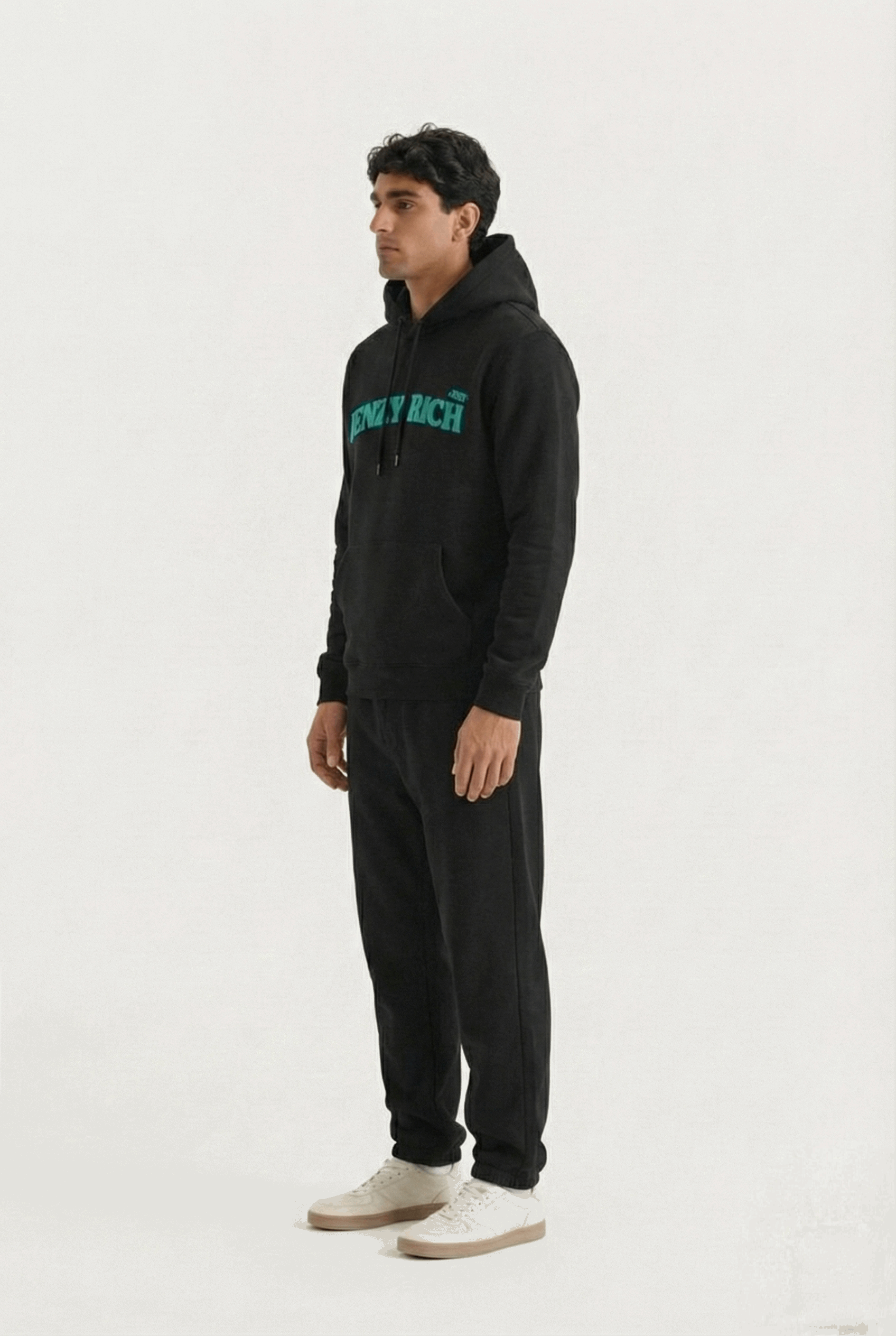 Green Dragonfly Puffed Print Premium Track Suit (Unisex)