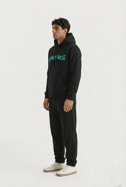 Green Dragonfly Puffed Print Premium Track Suit (Unisex)