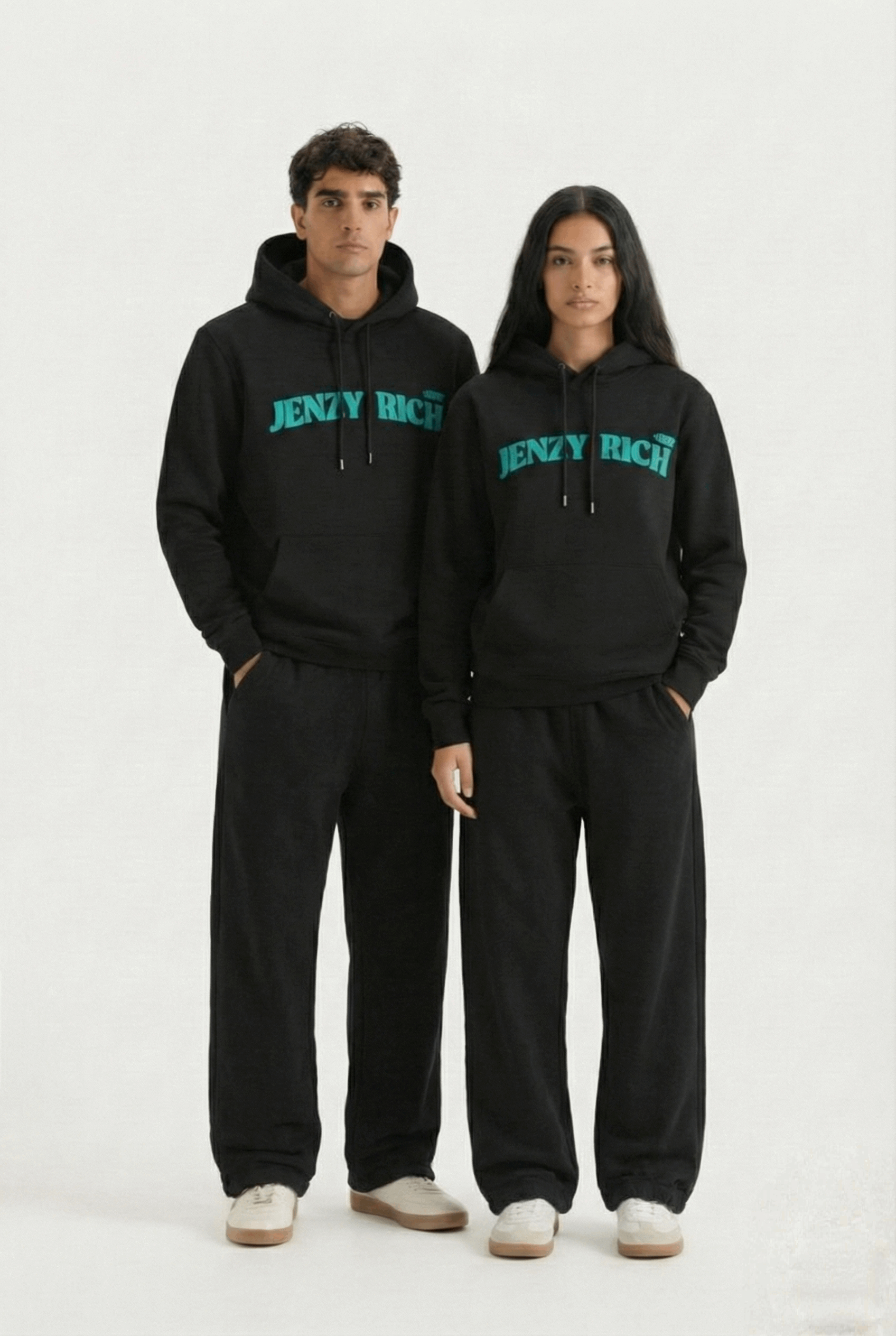 Green Dragonfly Puffed Print Premium Track Suit (Unisex)