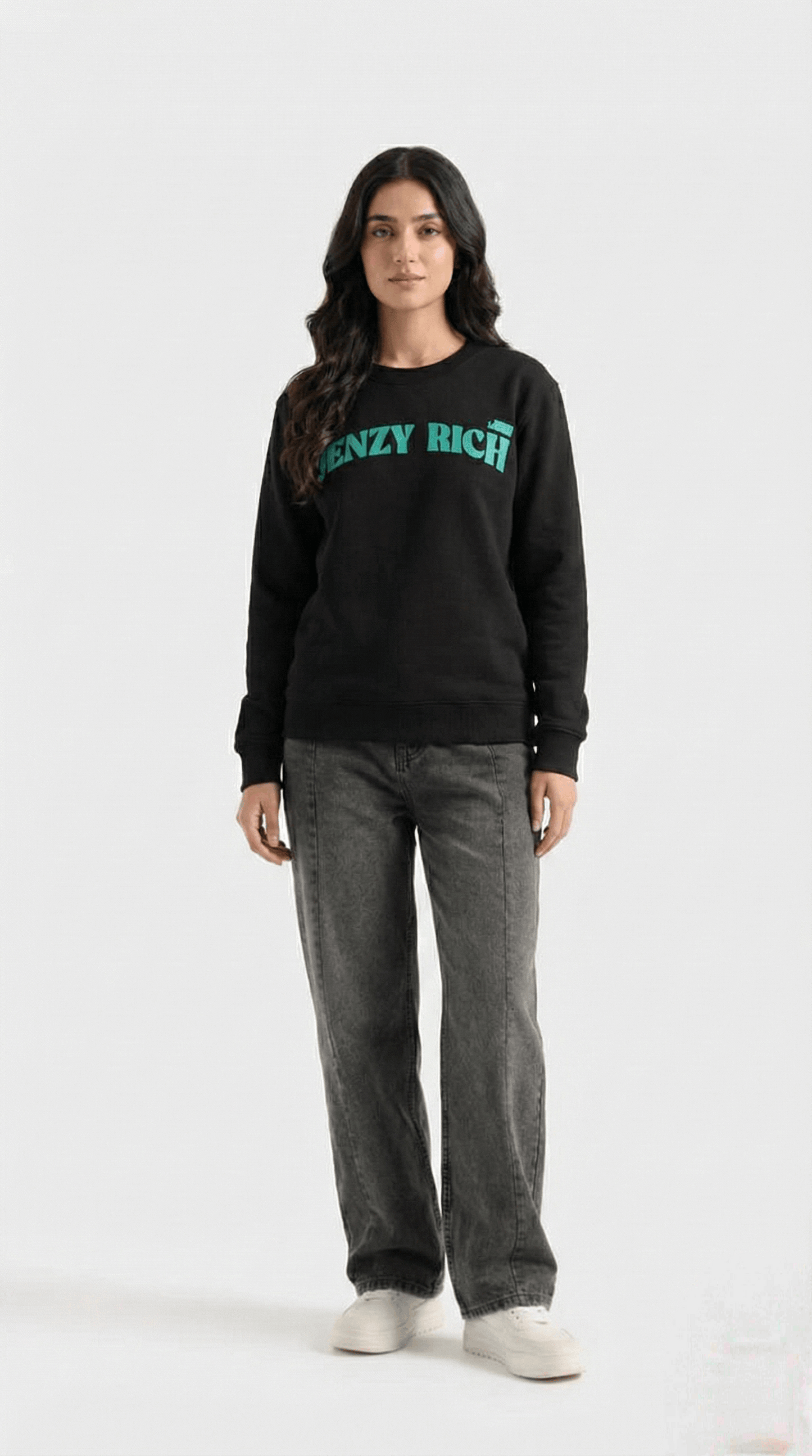 Dragon Fly Puffed Print Premium Sweatshirt (Unisex)