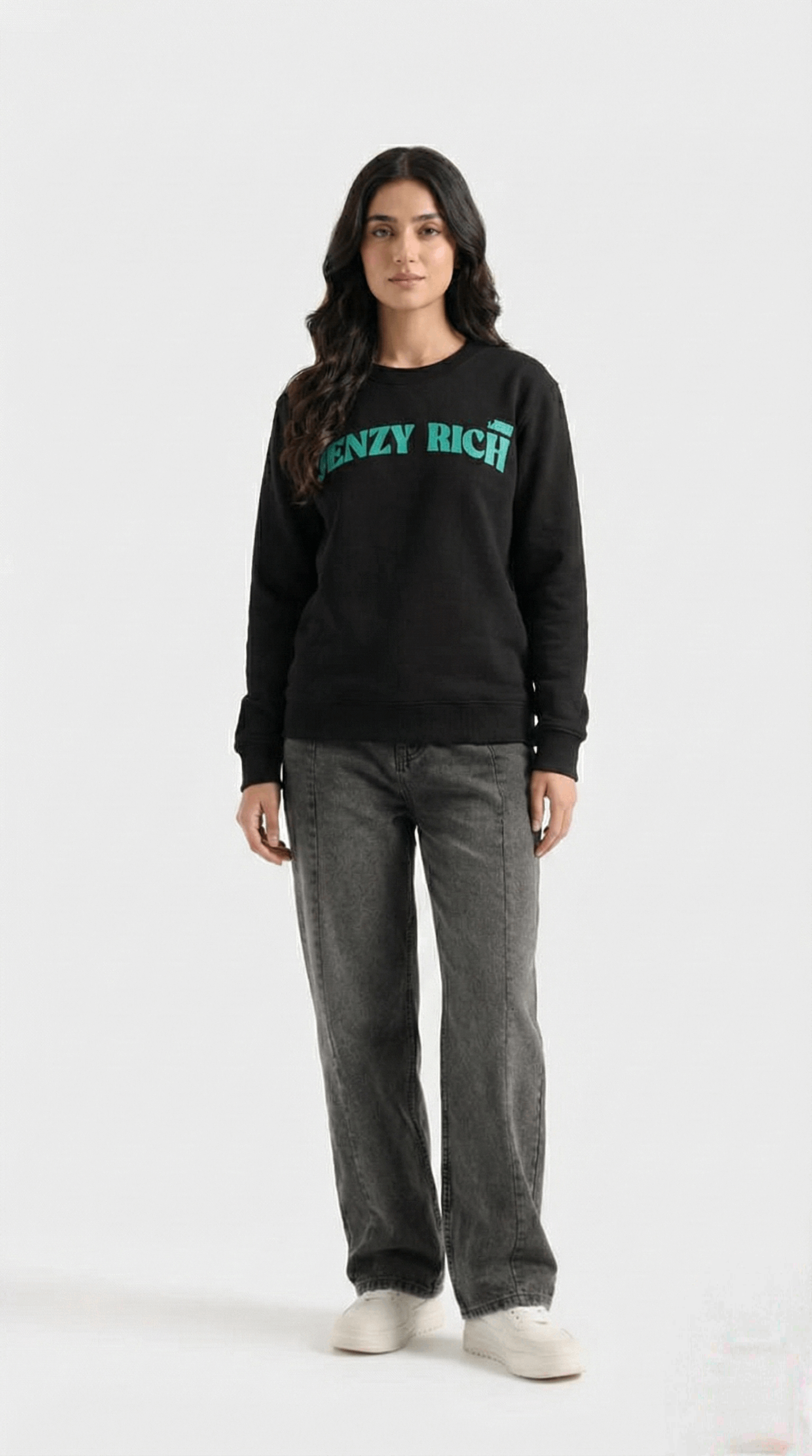 Dragon Fly Puffed Print Premium Sweatshirt (Unisex)