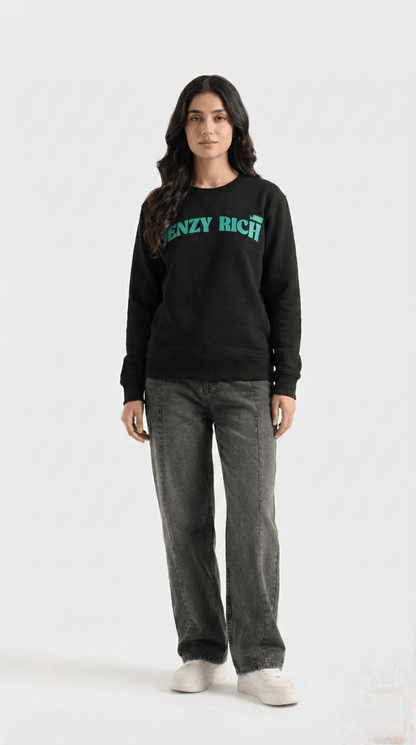 Dragon Fly Puffed Print Premium Sweatshirt (Unisex)