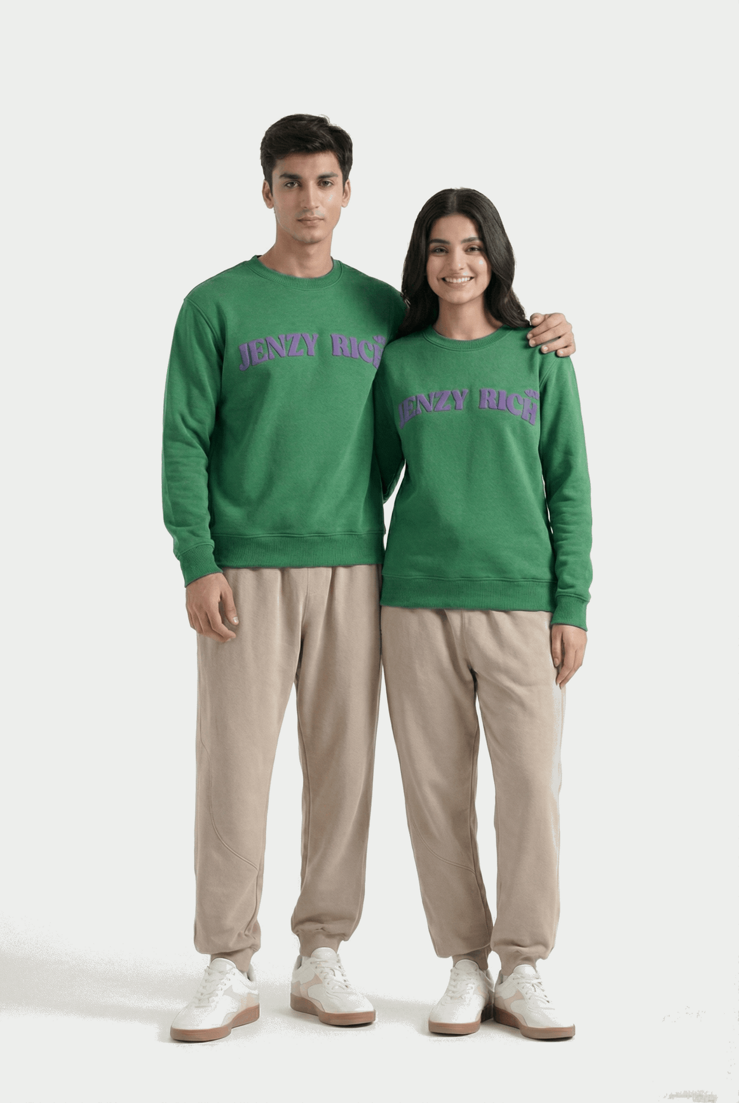 Purple Dragon Fly Puffed Print Premium Sweatshirt (Unisex)