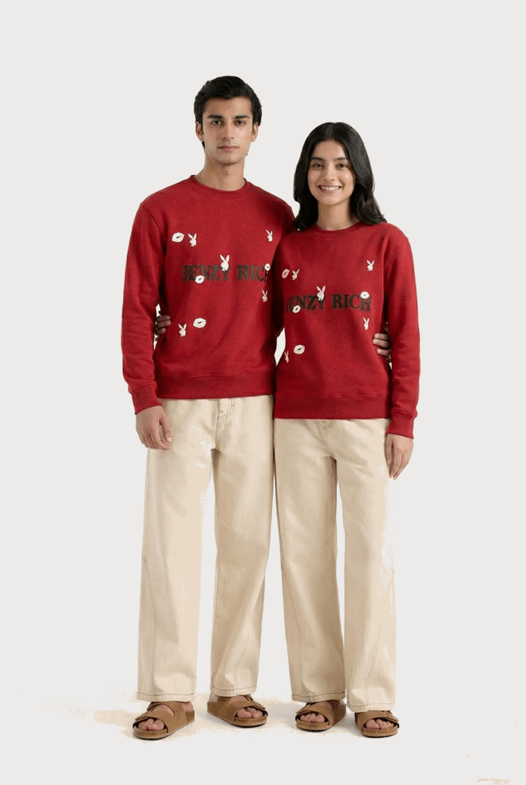 Unconditional Puffed Print Premium Sweatshirt (Unisex)