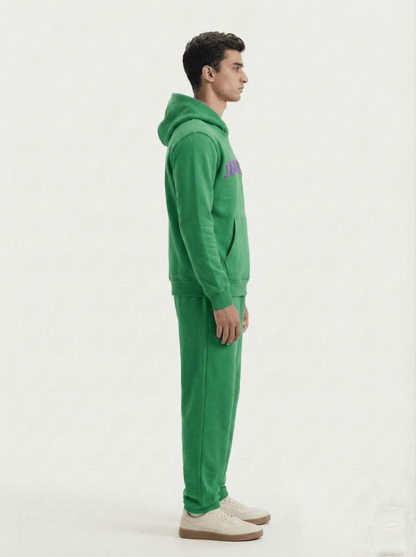 Purple Green Dragonfly Puffed Print Premium Track Suit (Unisex)