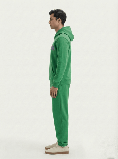 Purple Green Dragonfly Puffed Print Premium Track Suit (Unisex)