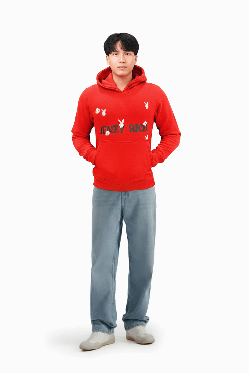 Unconditional Love Puffed Print Premium Hoodie (Unisex)