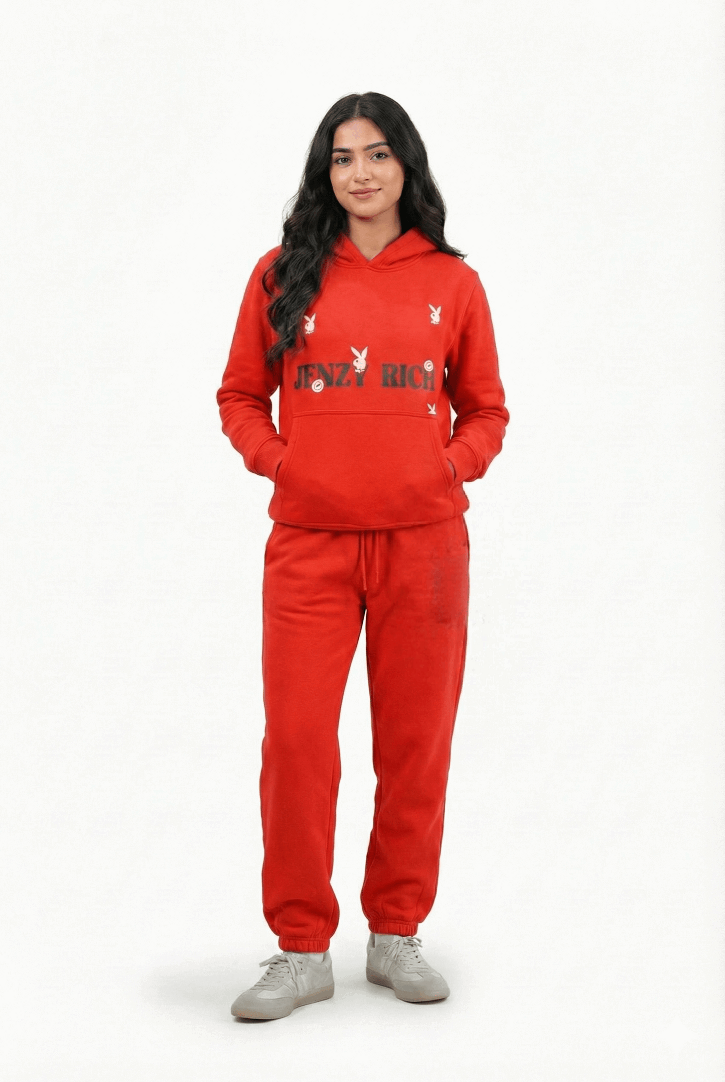 Unconditional Love Puffed Print Premium Track Suit (Unisex)