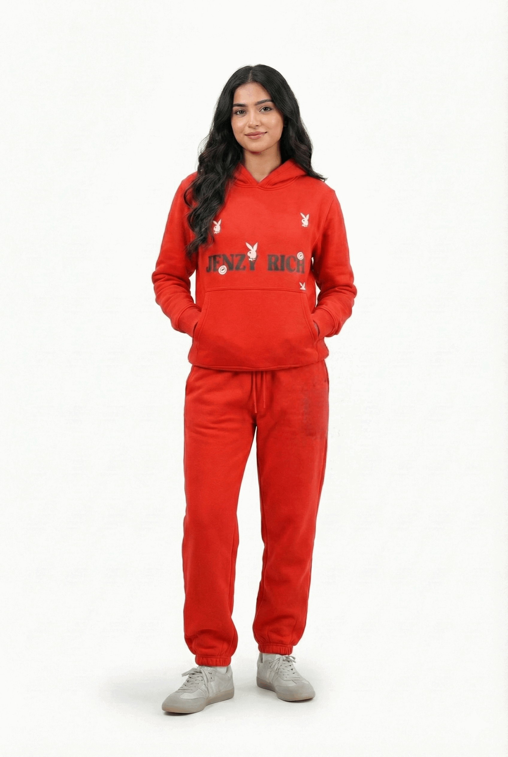 Unconditional Love Puffed Print Premium Track Suit (Unisex)