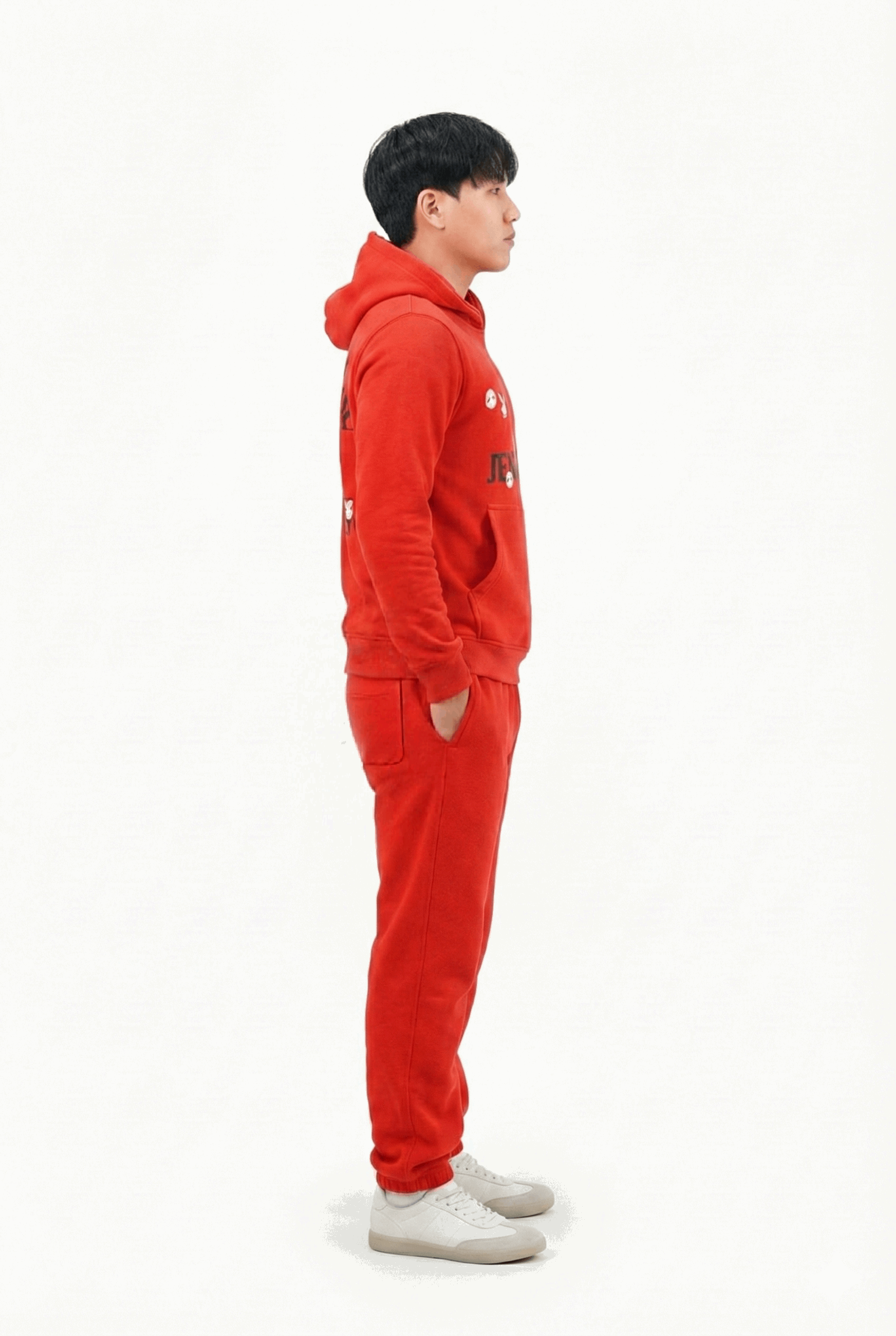 Unconditional Love Puffed Print Premium Track Suit (Unisex)