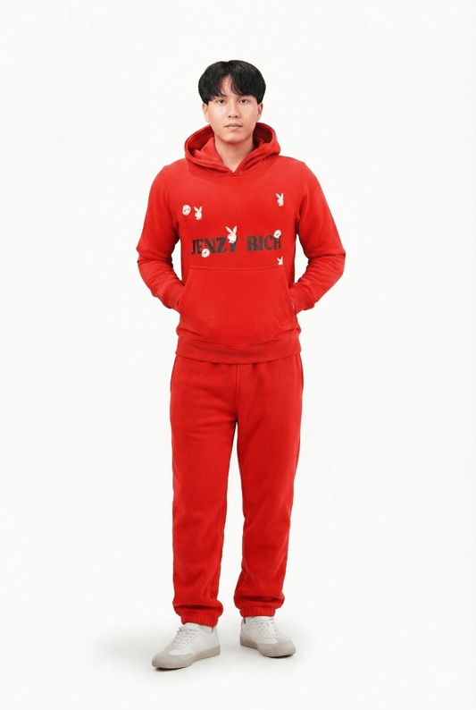 Unconditional Love Puffed Print Premium Track Suit (Unisex)