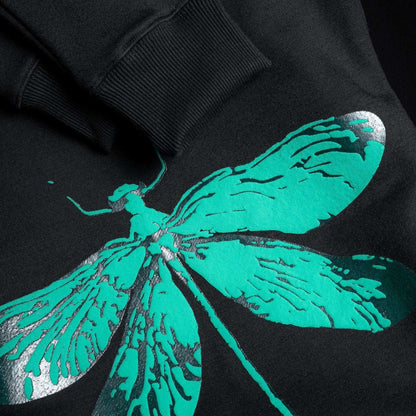 Jenzy Rich Dragon Fly Puffed Print Premium Sweatshirt (Unisex)