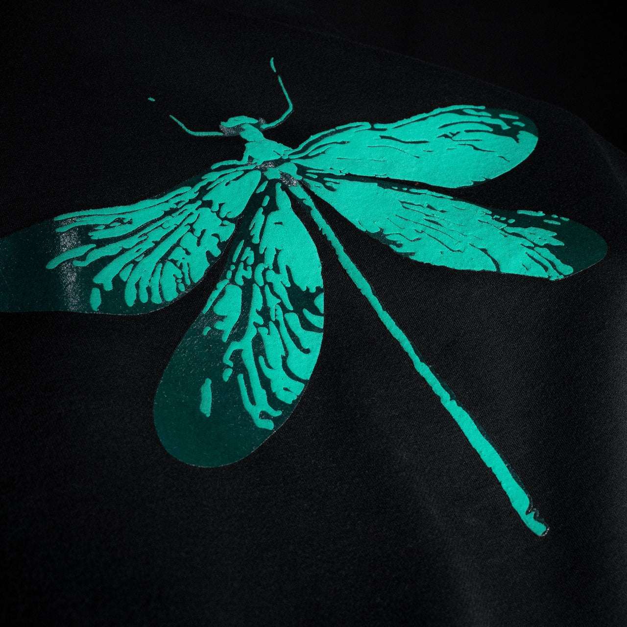 Jenzy Rich Dragon Fly Puffed Print Premium Sweatshirt (Unisex)