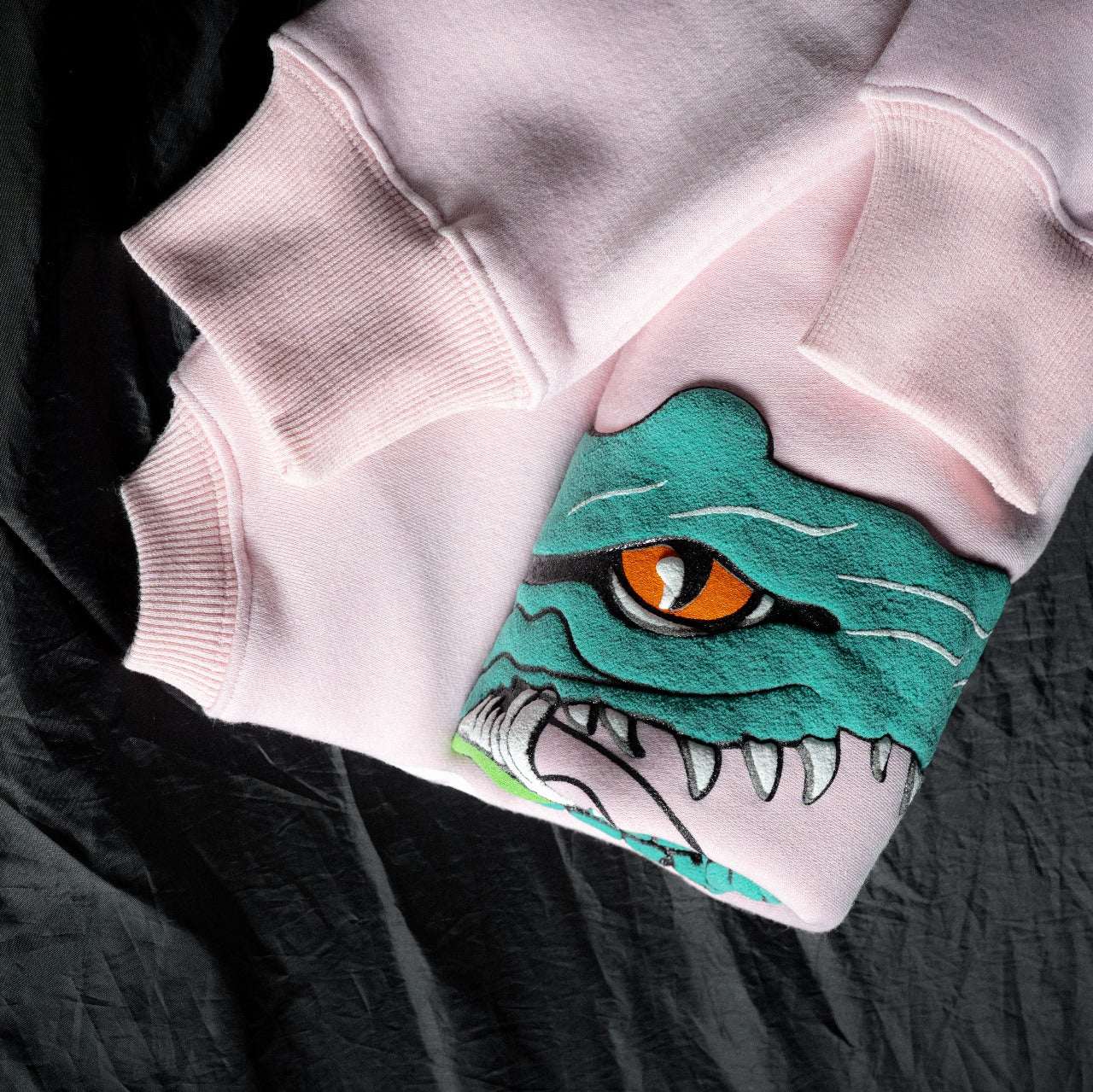 Alligator Puffed Print Premium Sweatshirt (Unisex)