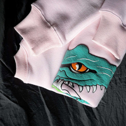 Alligator Puffed Print Premium Sweatshirt (Unisex)