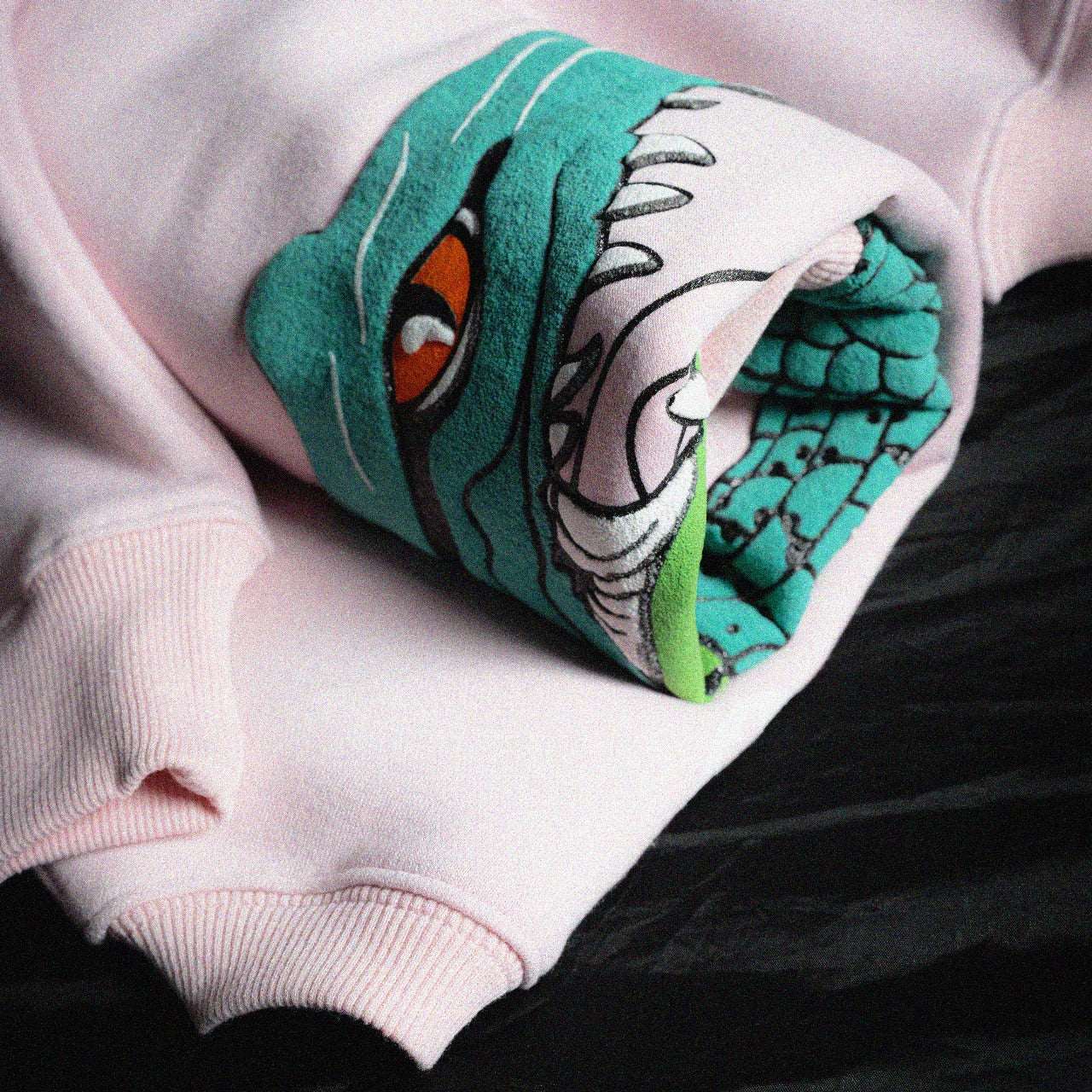 Alligator Puffed Print Premium Sweatshirt (Unisex)