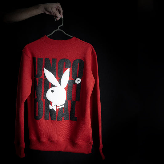 Jenzy Rich Unconditional Puffed Print Premium Sweatshirt