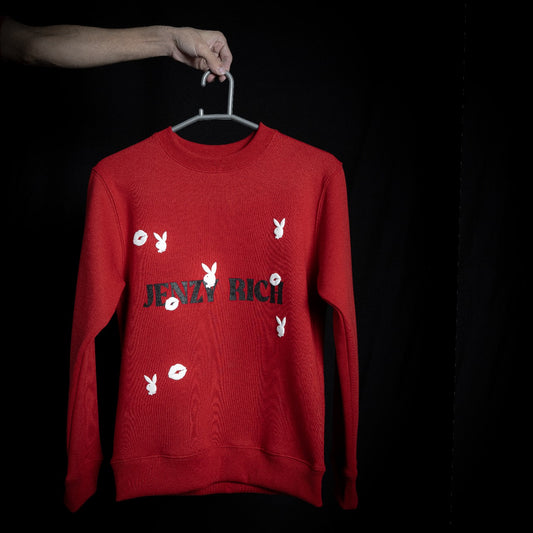 Jenzy Rich Unconditional Puffed Print Premium Sweatshirt