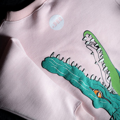 Jenzy Rich Alligator Puffed Print Premium Sweatshirt (Unisex)