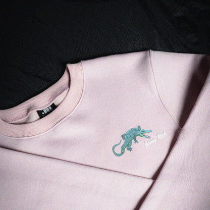 Jenzy Rich Alligator Puffed Print Premium Sweatshirt (Unisex)