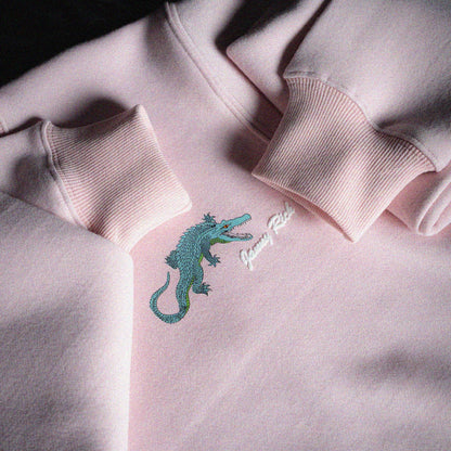 Jenzy Rich Alligator Puffed Print Premium Sweatshirt (Unisex)