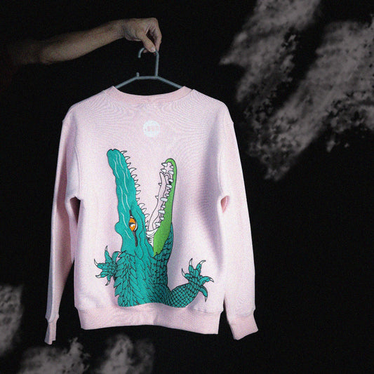 Jenzy Rich Alligator Puffed Print Premium Sweatshirt (Unisex)