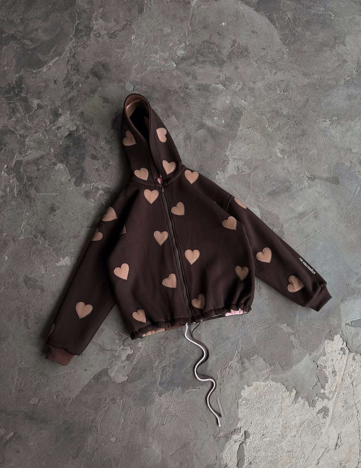 Brown Waves Dual Sided Multi Shade Premium Hoodie (Unisex)