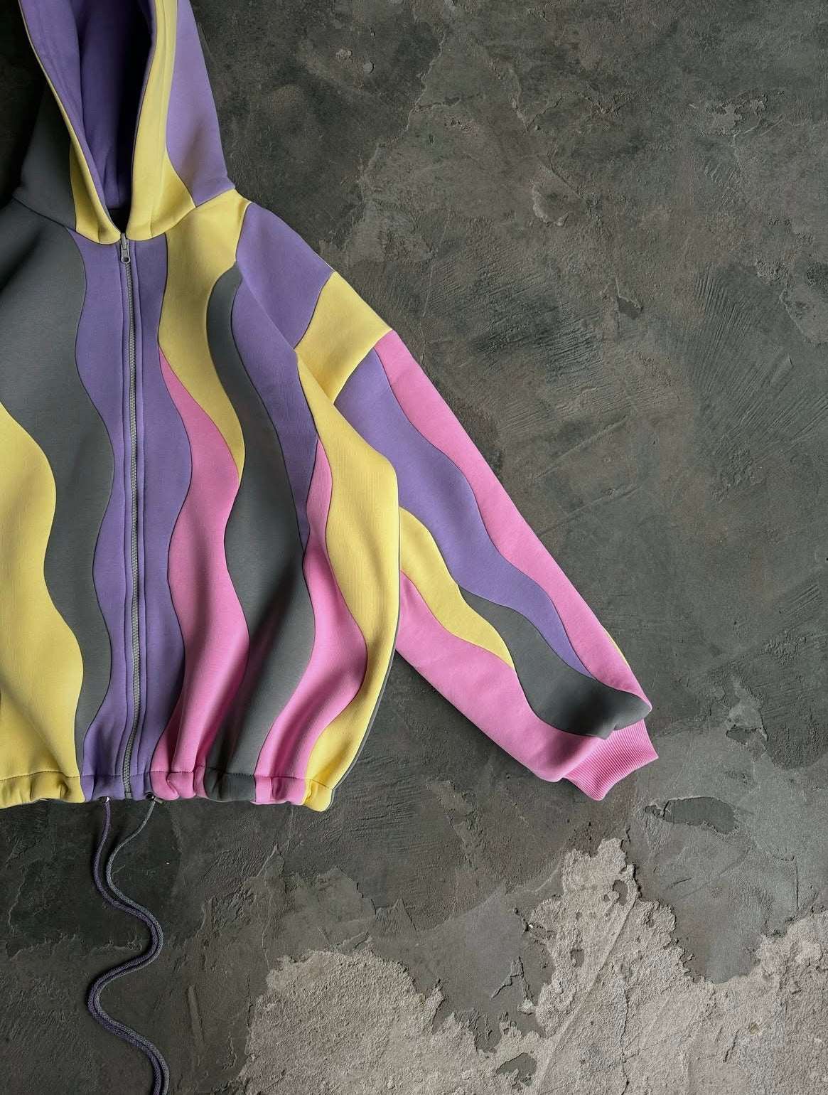 Multi Shade Waves Premium Hoodie (Unisex)