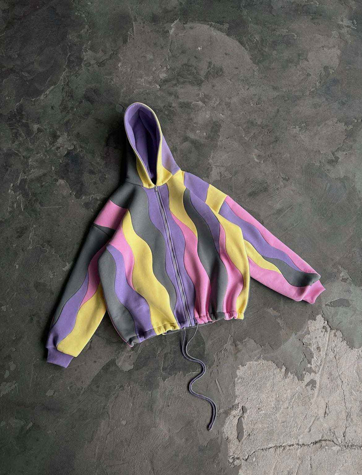Multi Shade Waves Premium Hoodie (Unisex)