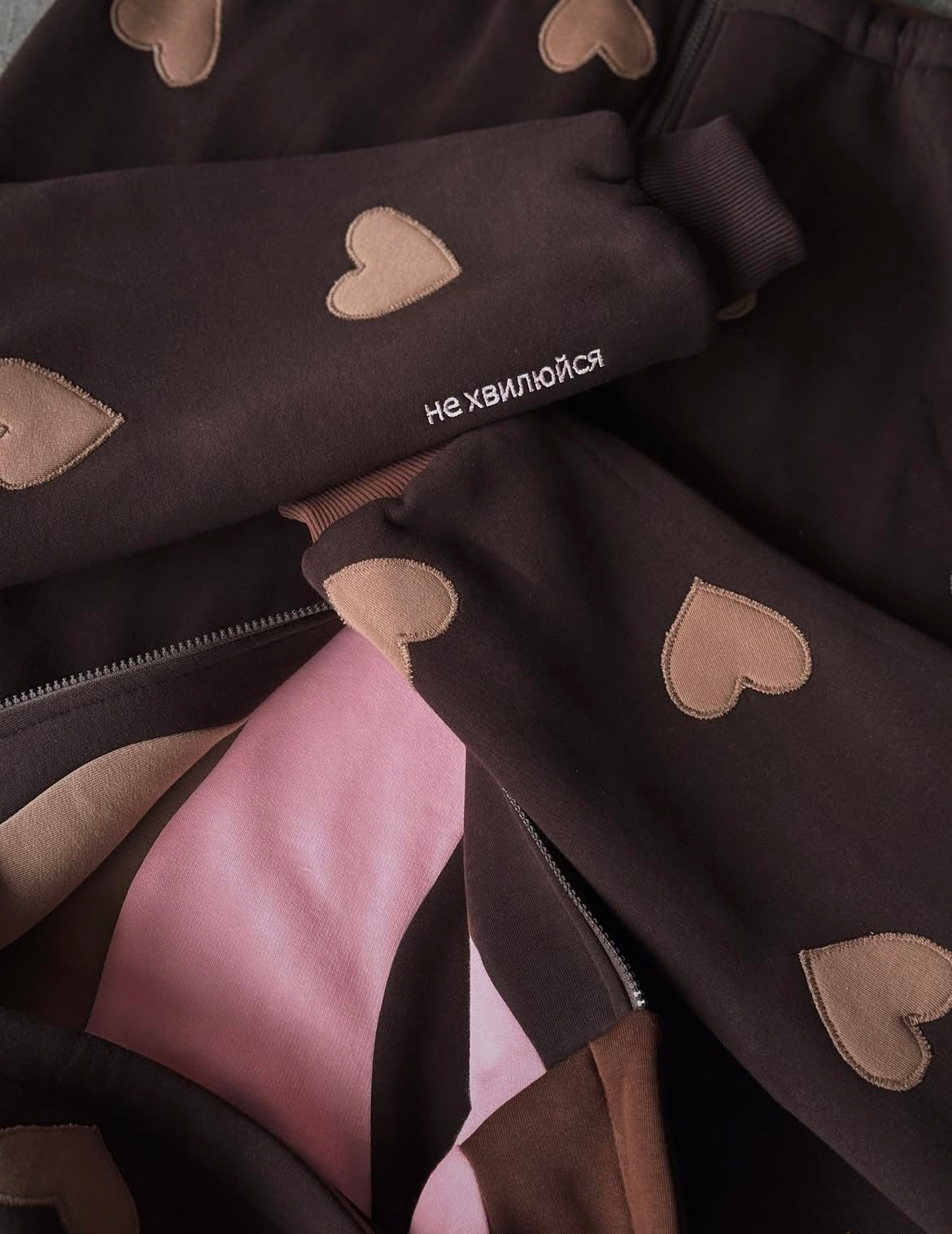 Brown Waves Dual Sided Multi Shade Premium Hoodie (Unisex)